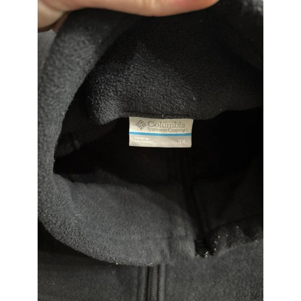 Columbia Black Fleece Jacket (3X)